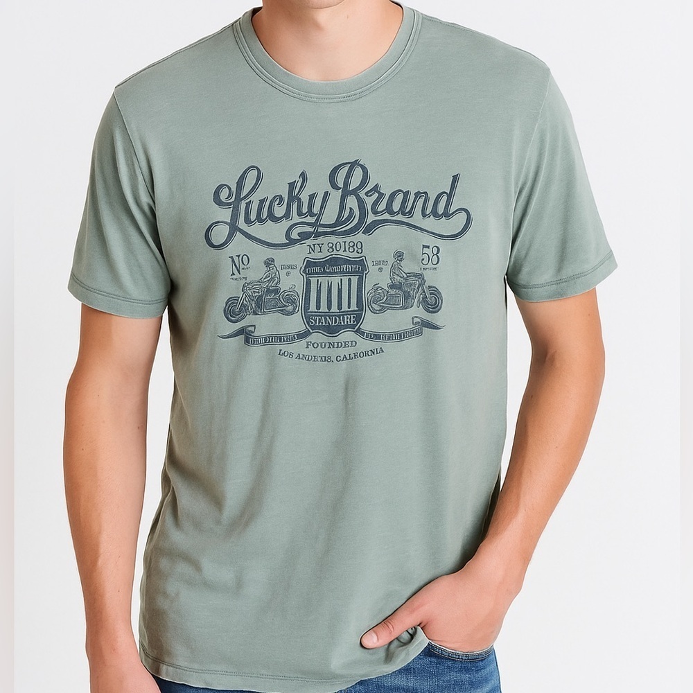 Lucky Brand Men's Venice Burnout Graphic T-Shirt